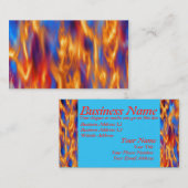 Door Kenneth Yoncich in brand gestoken Visitekaartje (Voorkant / Achterkant)