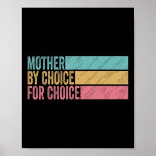 Door keuze voor keuze Pro keuze Feministische rech Poster