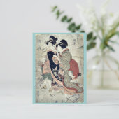 door Kitagawa, Utamaro Ukiyo-e. Briefkaart (Staand voorkant)