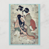 door Kitagawa, Utamaro Ukiyo-e. Briefkaart (Voorkant)