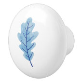 Door Knob Blauwe Blad Keramische Knop (Rechts)