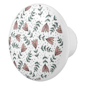 Door Knob Floral  Keramische Knop (Rechts)