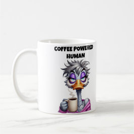 Door Koffie Aangedreven Menselijke Moeder Koffiemok
