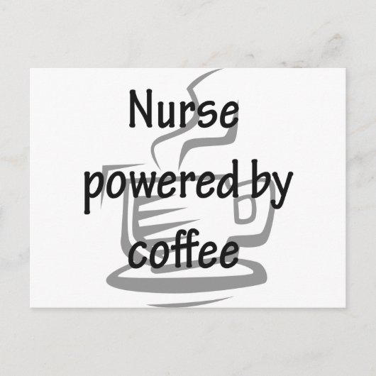 DOOR KOFFIE AANGEDRONGEN VERBRANDING BRIEFKAART (Voorkant)