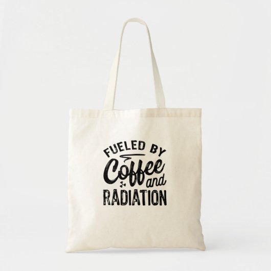Door koffie en straling gevoed tote bag (Voorkant)
