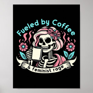 Door Koffie & Kamp; Feministische Woede Feminisme  Poster