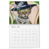 Door kunstmatige intelligentie gegenereerde kalend kalender (Feb 2026)