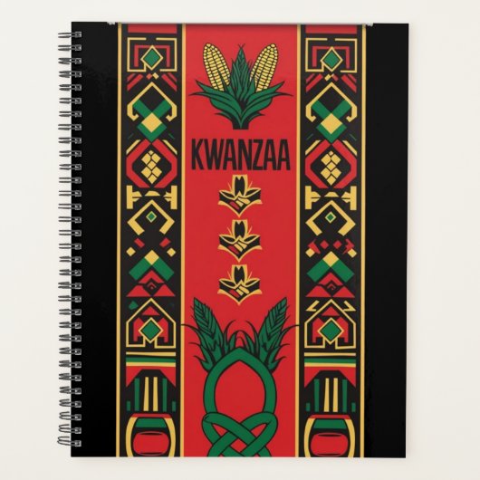 door Kwanzaa geïnspireerd Planner (Voorkant)