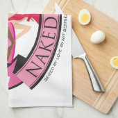 Door liefde gegrepen Backker Keuken Theedoek (Quarter Fold)