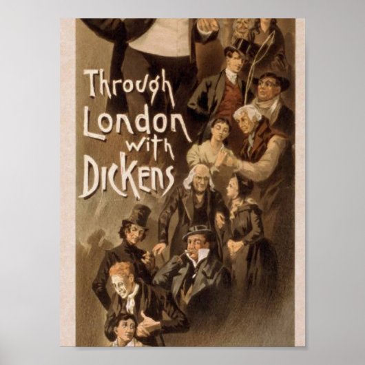 Door Londen met Dickens, 'Frank Oakes Roos' Poster (Voorkant)