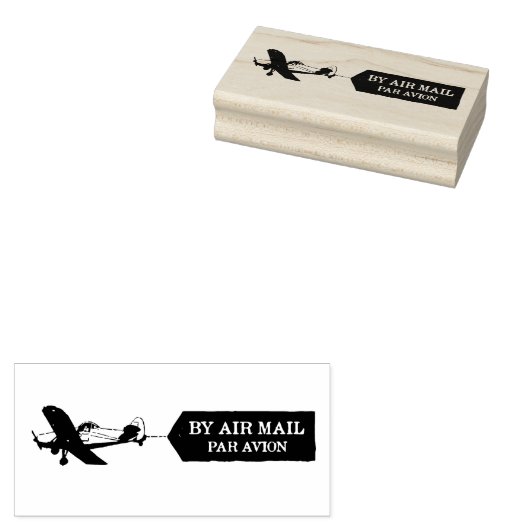 door luchtpost rubberzegel rubberstempel (Gestempeld)