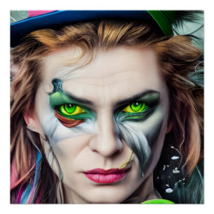Door Mad Hatter AI gegenereerde kunst Perfect Poster