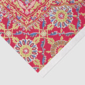 Door Marokko geïnspireerde roze en blauwe afdruk o Tissuepapier (Detail)