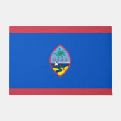 Door Mat with Flag of Guam, USA (Voorkant)