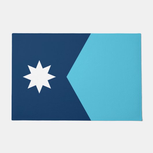 Door Mat with Flag of Minnesota, USA (Voorkant)