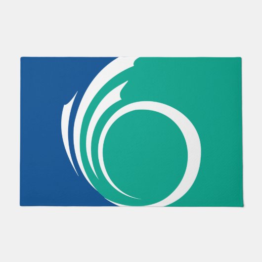 Door Mat with Flag of Ottawa, Canada (Voorkant)