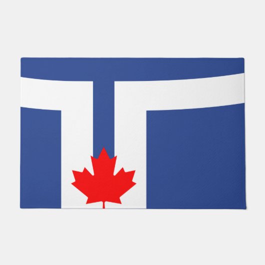 Door Mat with Flag of Toronto, Canada (Voorkant)