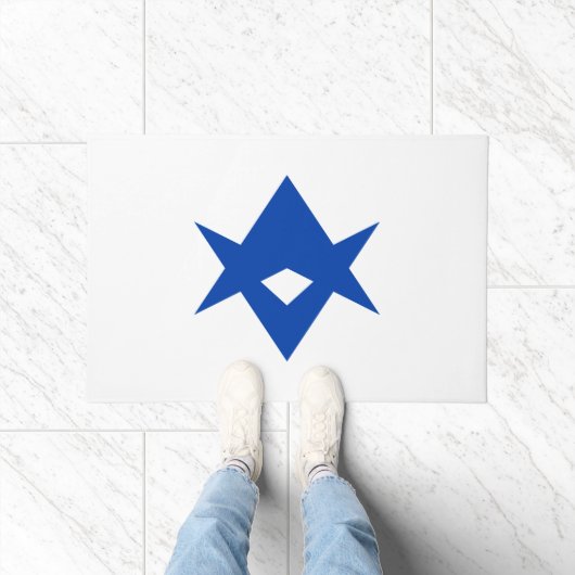 Door Mat with Flag of Toyota City, Japan (Binnen)