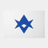 Door Mat with Flag of Toyota City, Japan (Voorkant)