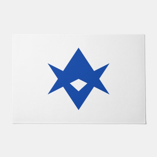 Door Mat with Flag of Toyota City, Japan (Voorkant)