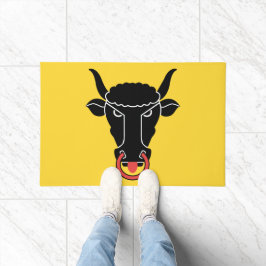 Door Mat with Flag of Uri canton, Switzerland