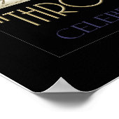 Door middel van vliegende zalen poster (Hoek)