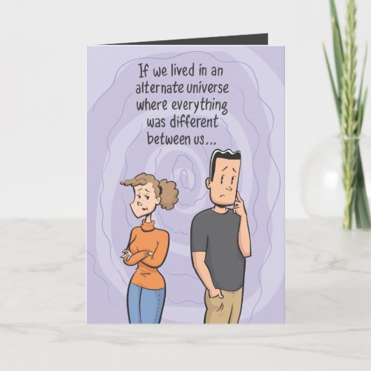 Door Mijn Afwisselend Heelal Valentijn Feestdagen Kaart (Voorkant)