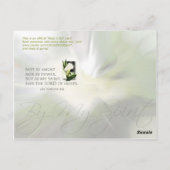 Door mijn geest briefkaart (Achterkant)