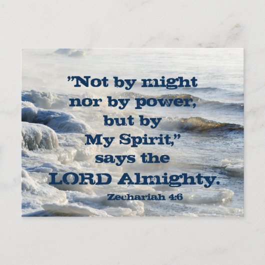 Door Mijn Geest, het Briefkaart van de Golven van  (Voorkant)