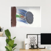 Door mijn stormen poster (Thuiskantoor)