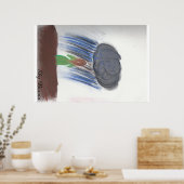 Door mijn stormen poster (Keuken)