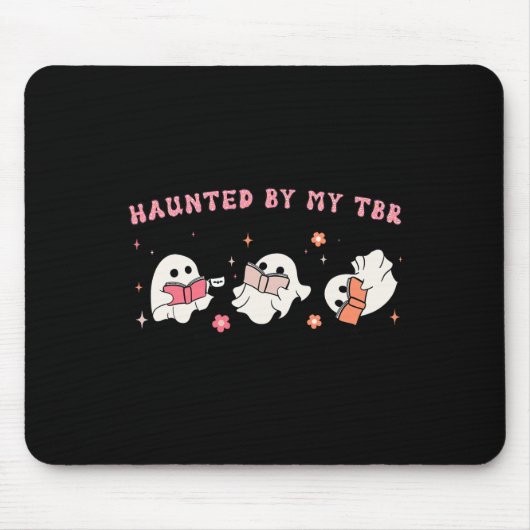 Door mijn TBR Boo Groovy Schattige Ghost Funny Hal Muismat (Voorkant)