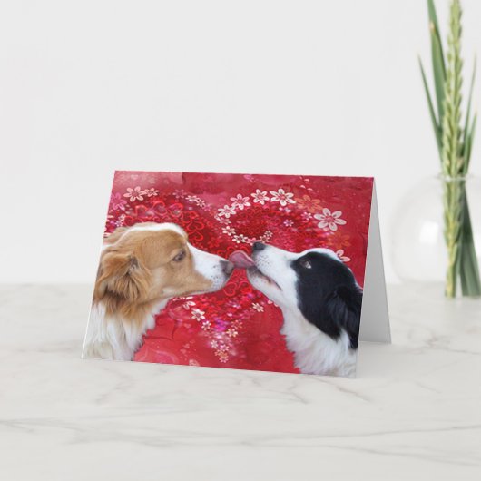 Door Mijn Valentijn! Feestdagen Kaart (Voorkant)