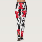 Door MixxedFit® geïnspireerde MF vertegenwoordigen Leggings (Achterkant)