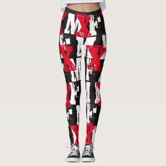 Door MixxedFit® geïnspireerde MF vertegenwoordigen Leggings