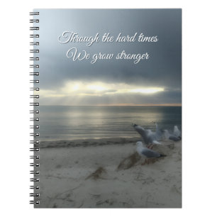 "Door moeilijke tijden heen worden we sterker" Notitieboek