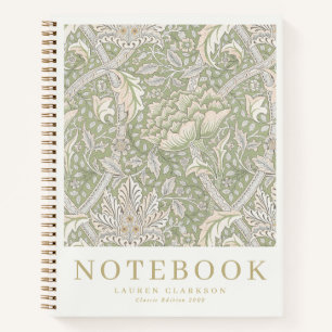 Door Morris geïnspireerd botanisch notitieboek