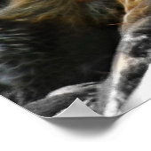 Door motorlicht poster (Hoek)