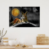 Door motorlicht poster (Keuken)