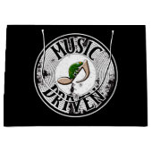 Door muziek aangedreven grote cadeautas (Voorkant)