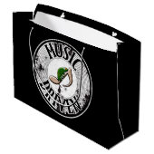 Door muziek aangedreven grote cadeautas (Achterkant Gekanteld)