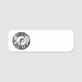 Door muziek aangedreven naamtag naamplaatje (Voorkant)