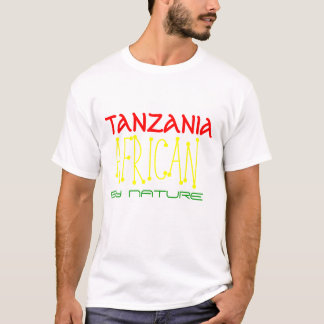 DOOR NATUUR, AFRIKA, BORN IN TANZANIË T-SHIRT