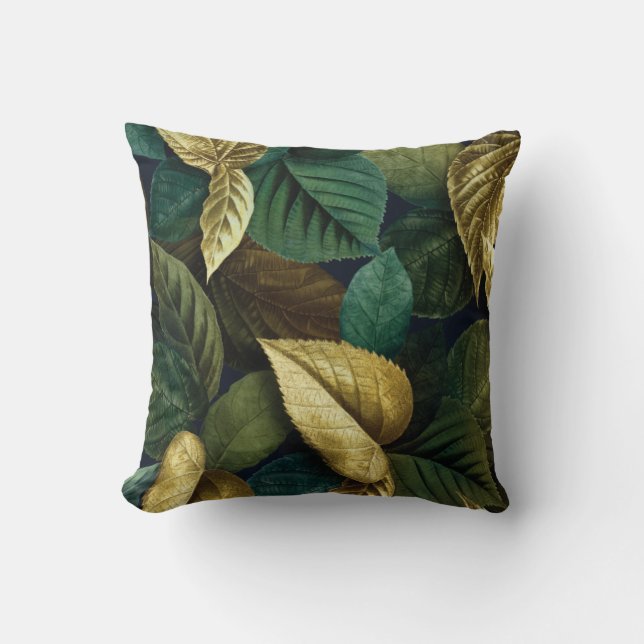 Door natuur geïnspireerd ontwerp kussen (Voorkant)