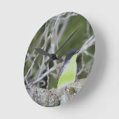 Door natuur geïnspireerd ontwerp ronde klok (Hoek)