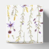 Door Natuur geïnspireerde levende wilde bloemen Bedankdoosjes (Bovenkant)