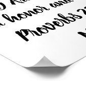 Door nederigheid en de angst voor de LORD zijn dat Poster (Hoek)