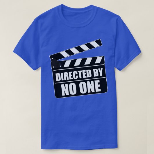 Door niemand geleid t-shirt (Design voorkant)