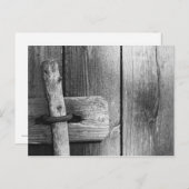Door of old barn 4 briefkaart (Voorkant / Achterkant)