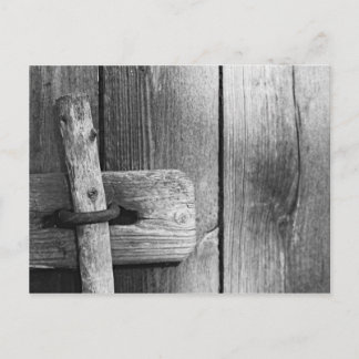 Door of old barn 4 briefkaart